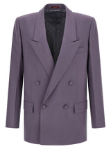 Gucci Purple Wool Blazer