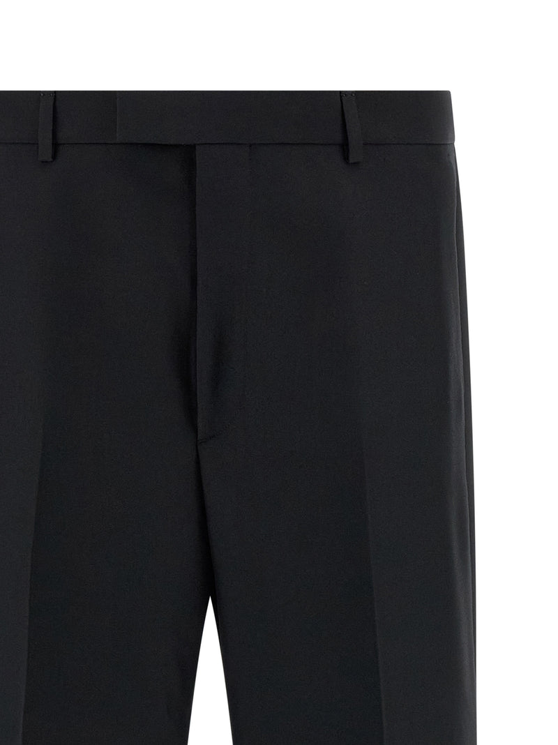 Pantalon habillé Gucci noir en polyester