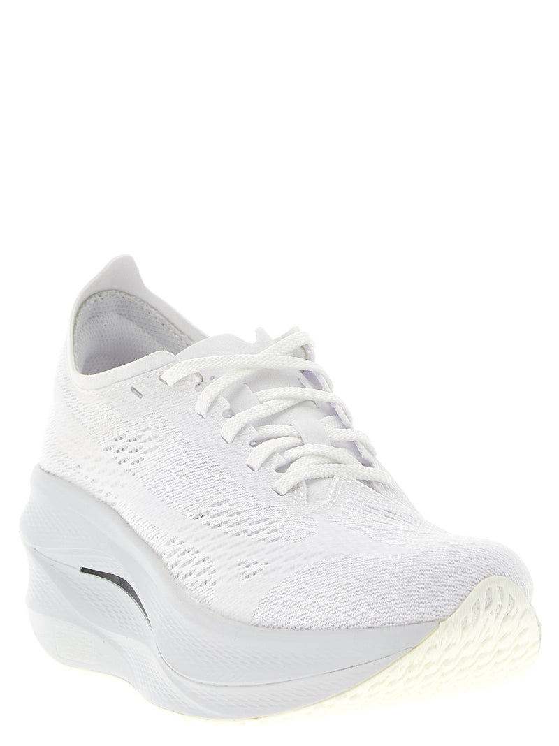 Comme Des Garçons White Synthetic Athletic Sneakers - Wave Rebellion Pro 3