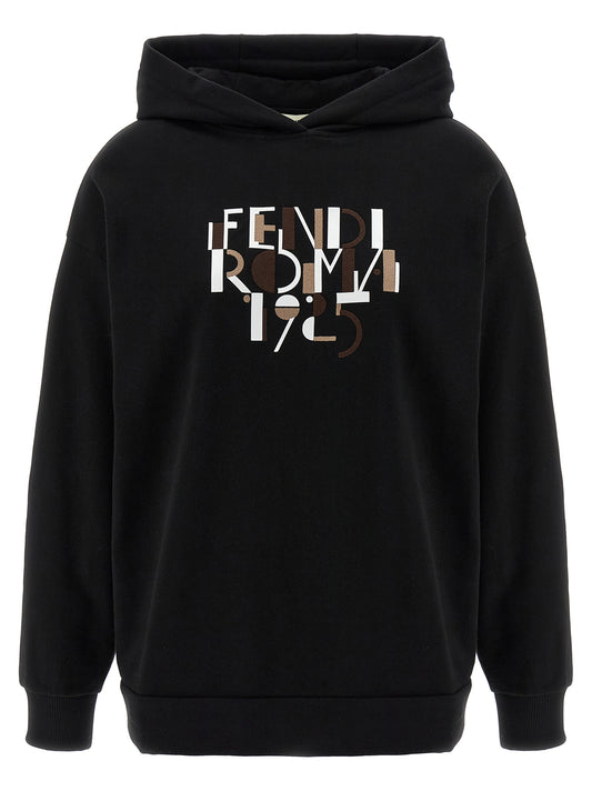 Fendi Black Cotton Sweatshirt