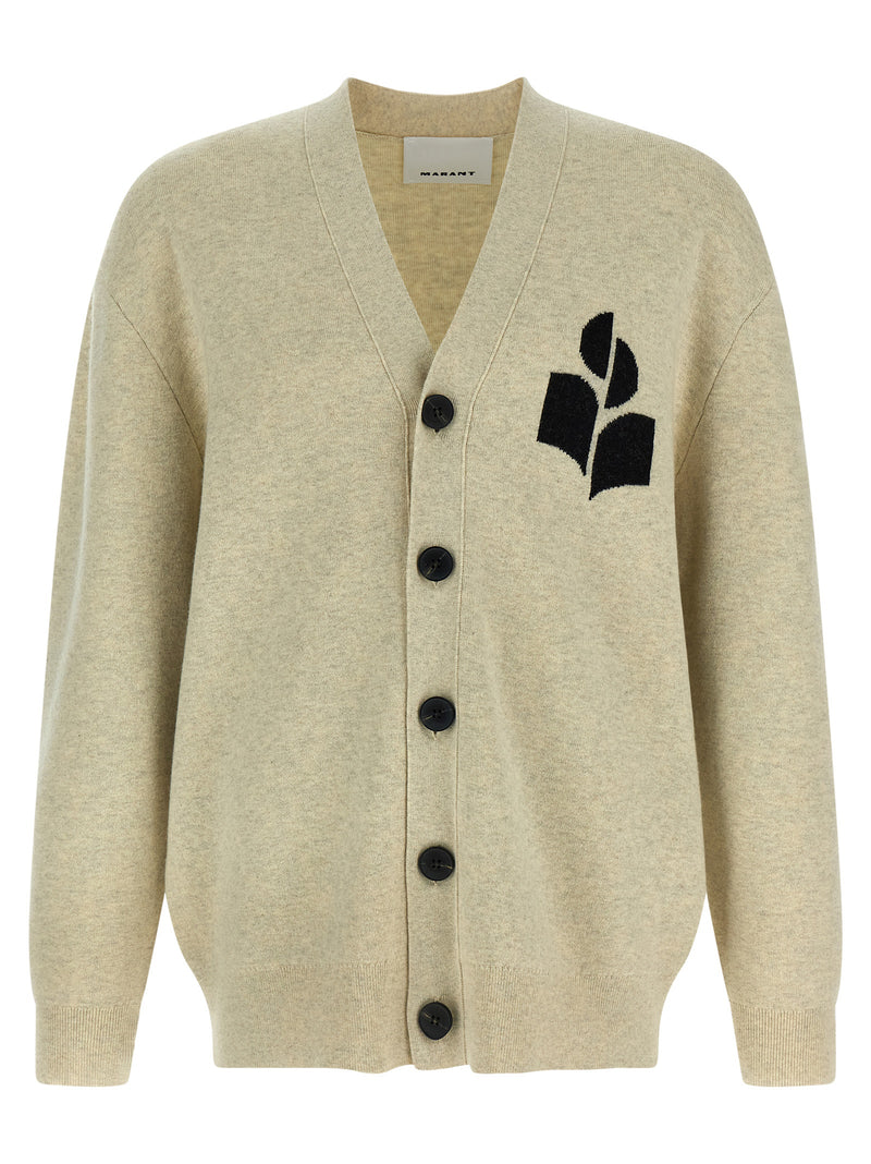 Cardigan en coton gris Isabel Marant Curtis