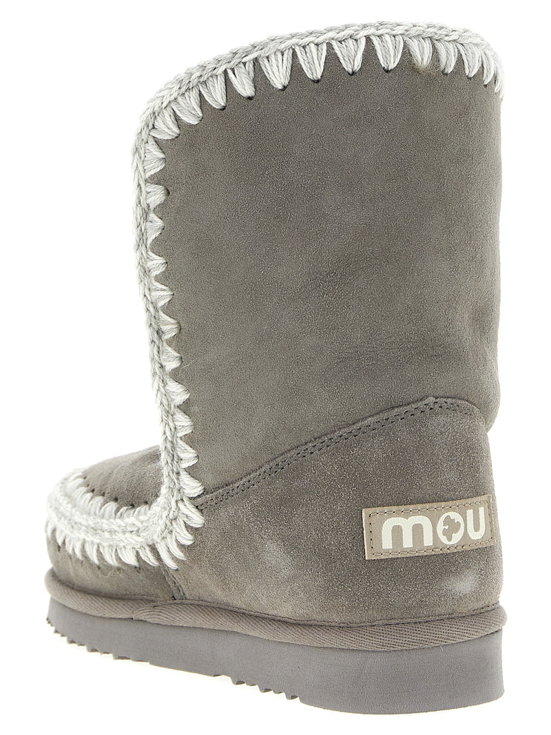 Mou Gray Lambskin Ankle Boots - Stylish Comfort for Every Occasion