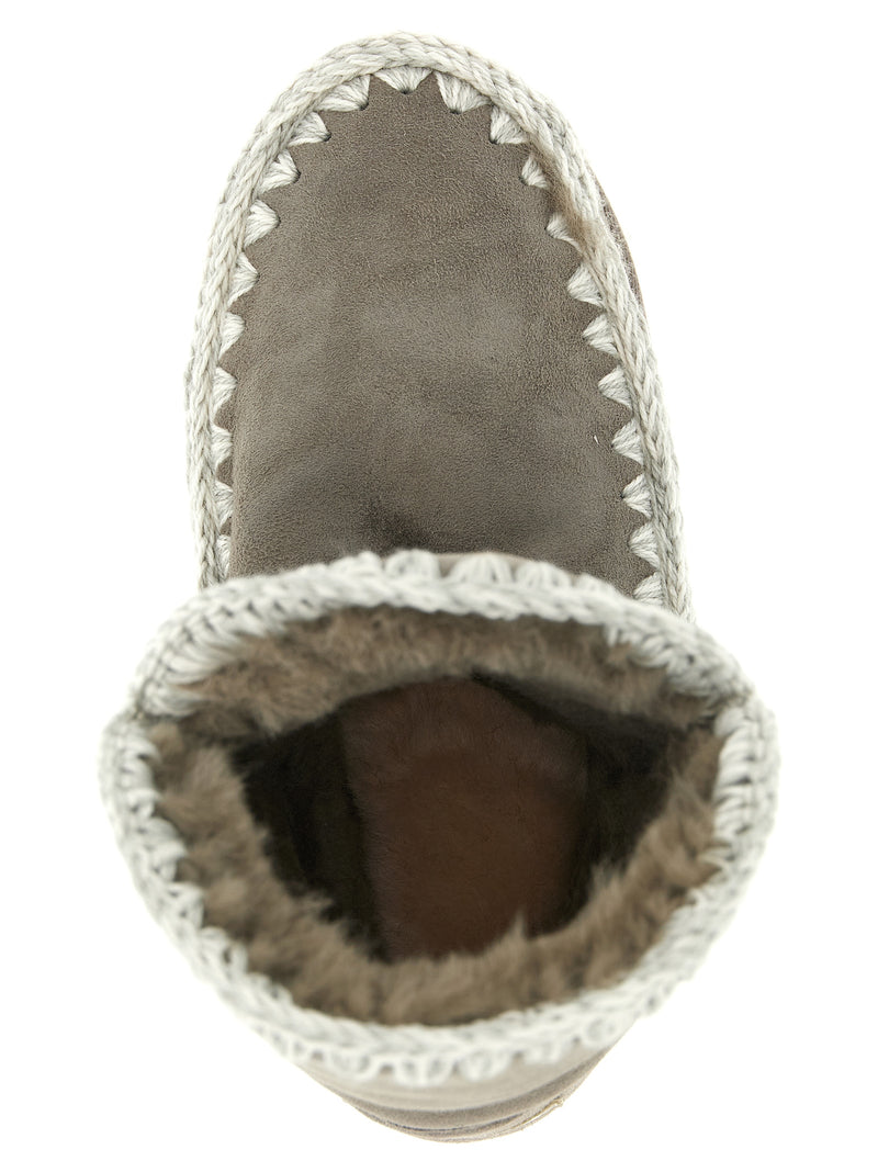 Mou Gray Lambskin Ankle Boots - Stylish Comfort for Every Occasion
