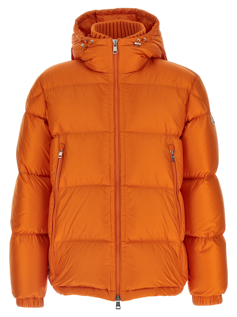 Moncler Rivau Orange Polyamide Full-Length Jacket