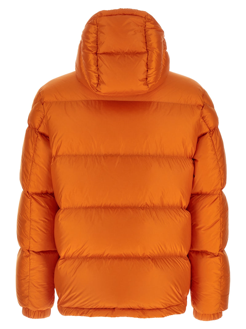 Moncler Rivau Orange Polyamide Full-Length Jacket