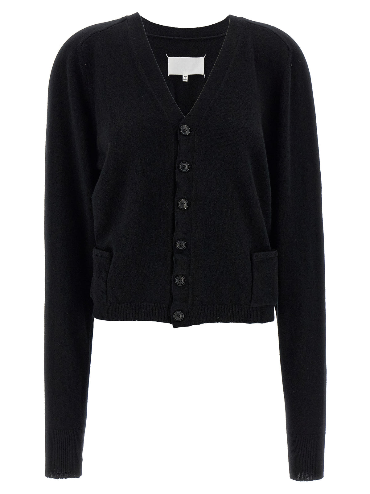 Maison Margiela Black Wool Cardigan