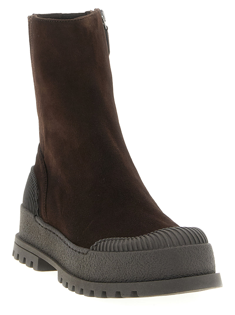 Aquazzura Brown Goatskin Ankle Boots for Women