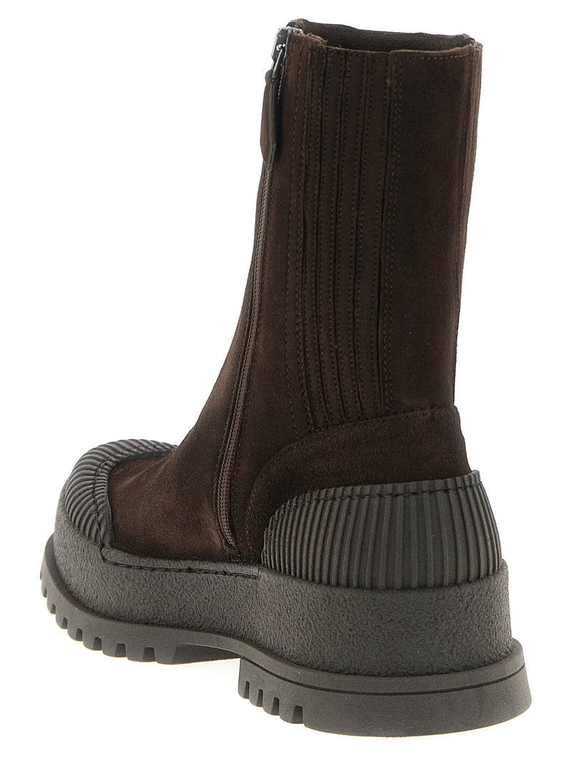 Aquazzura Brown Goatskin Ankle Boots for Women