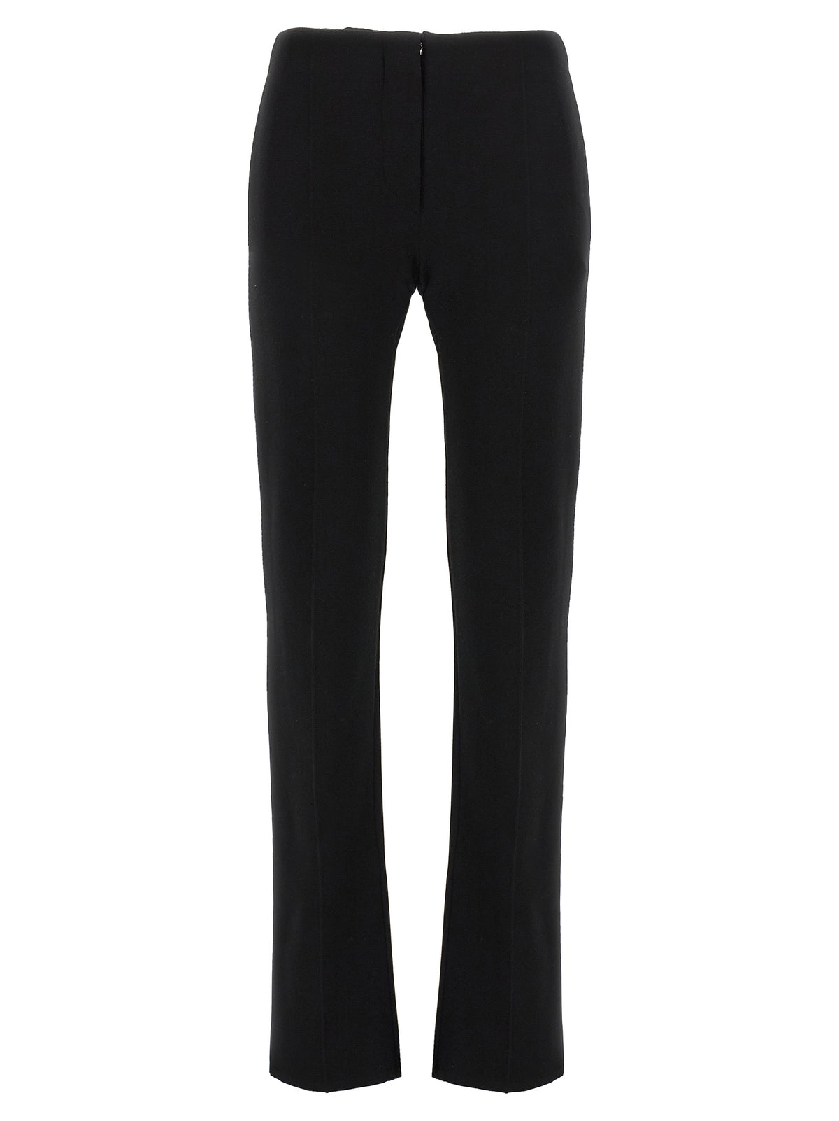 Sportmax Black Viscose Casual Pants