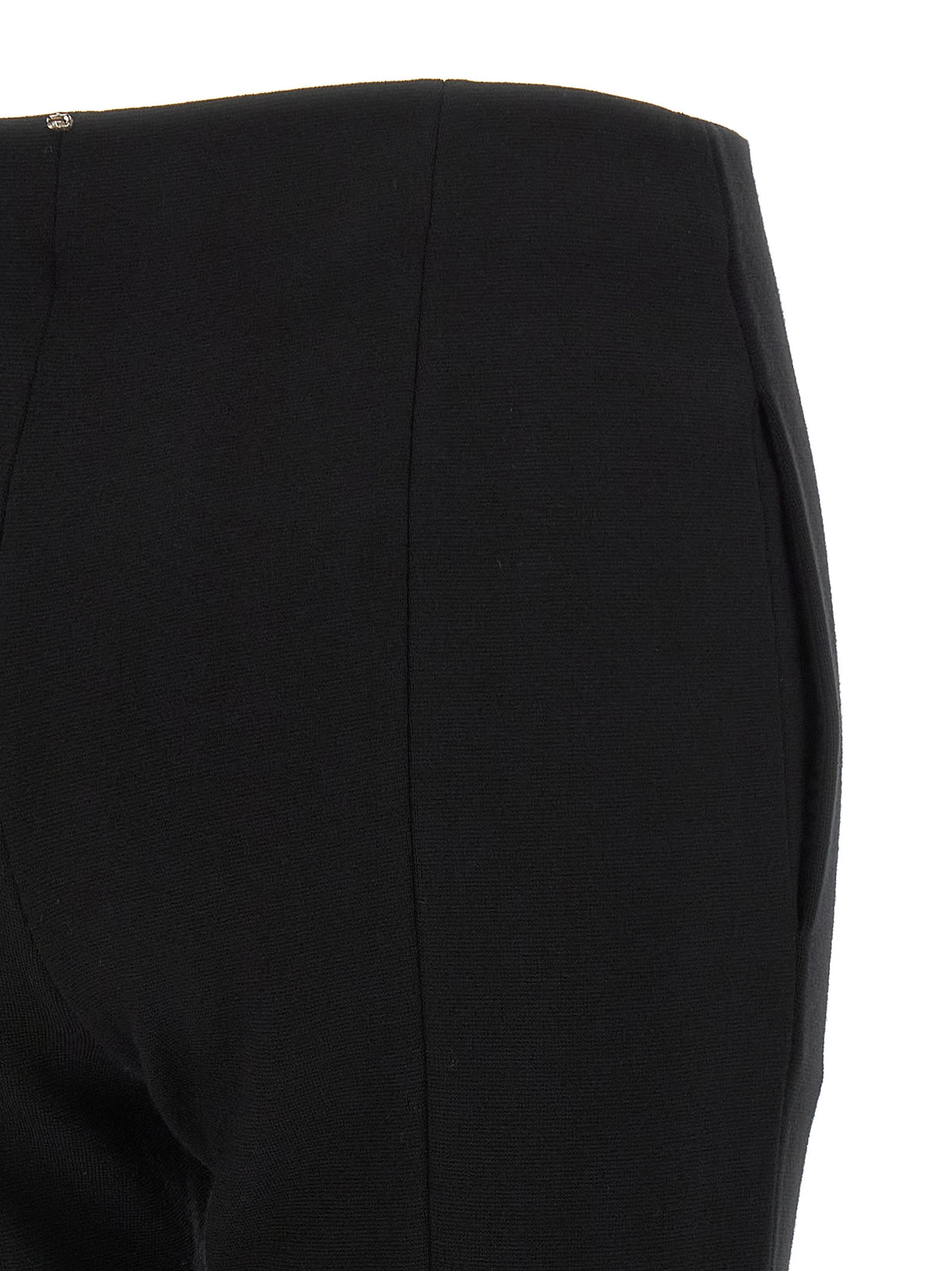 Sportmax Black Viscose Casual Pants