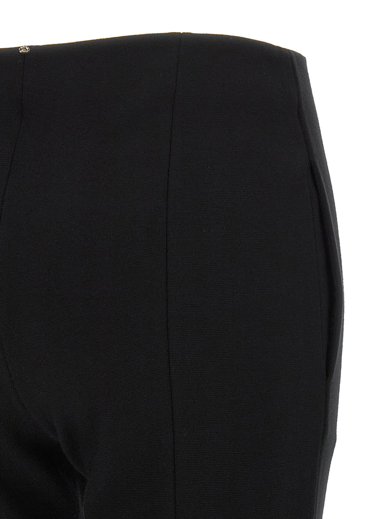Sportmax Black Viscose Casual Pants