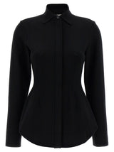 Sportmax Black Viscose Blouse