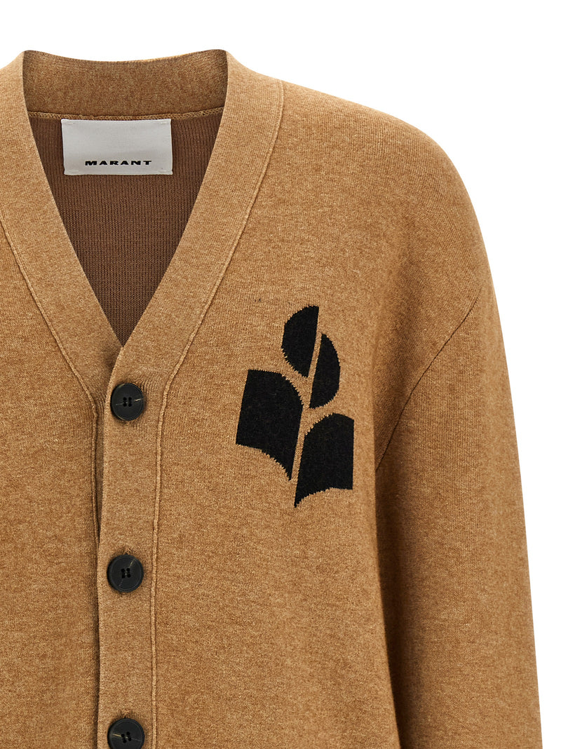 Isabel Marant Curtis Beige Cotton Cardigan