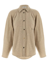 Max Mara Beige Cashmere Blouse