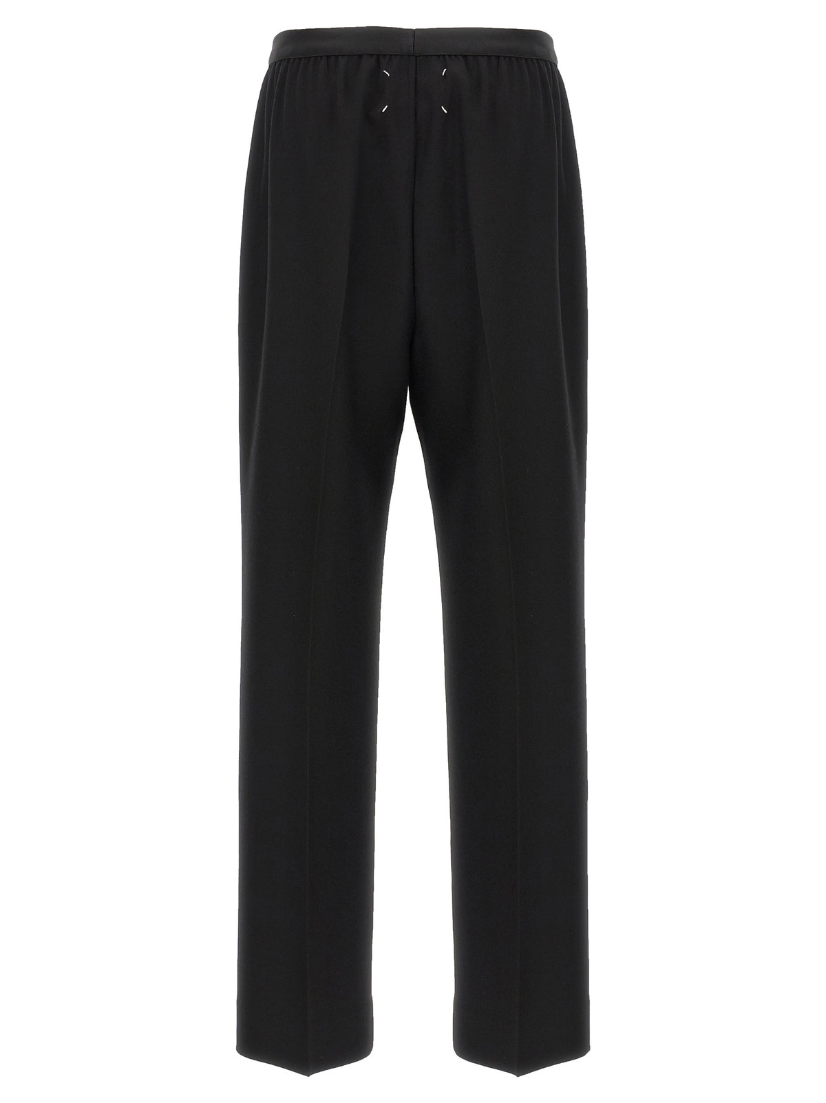 Maison Margiela Black Virgin Wool Casual Pants