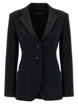 Max Mara Black Viscose Blazer