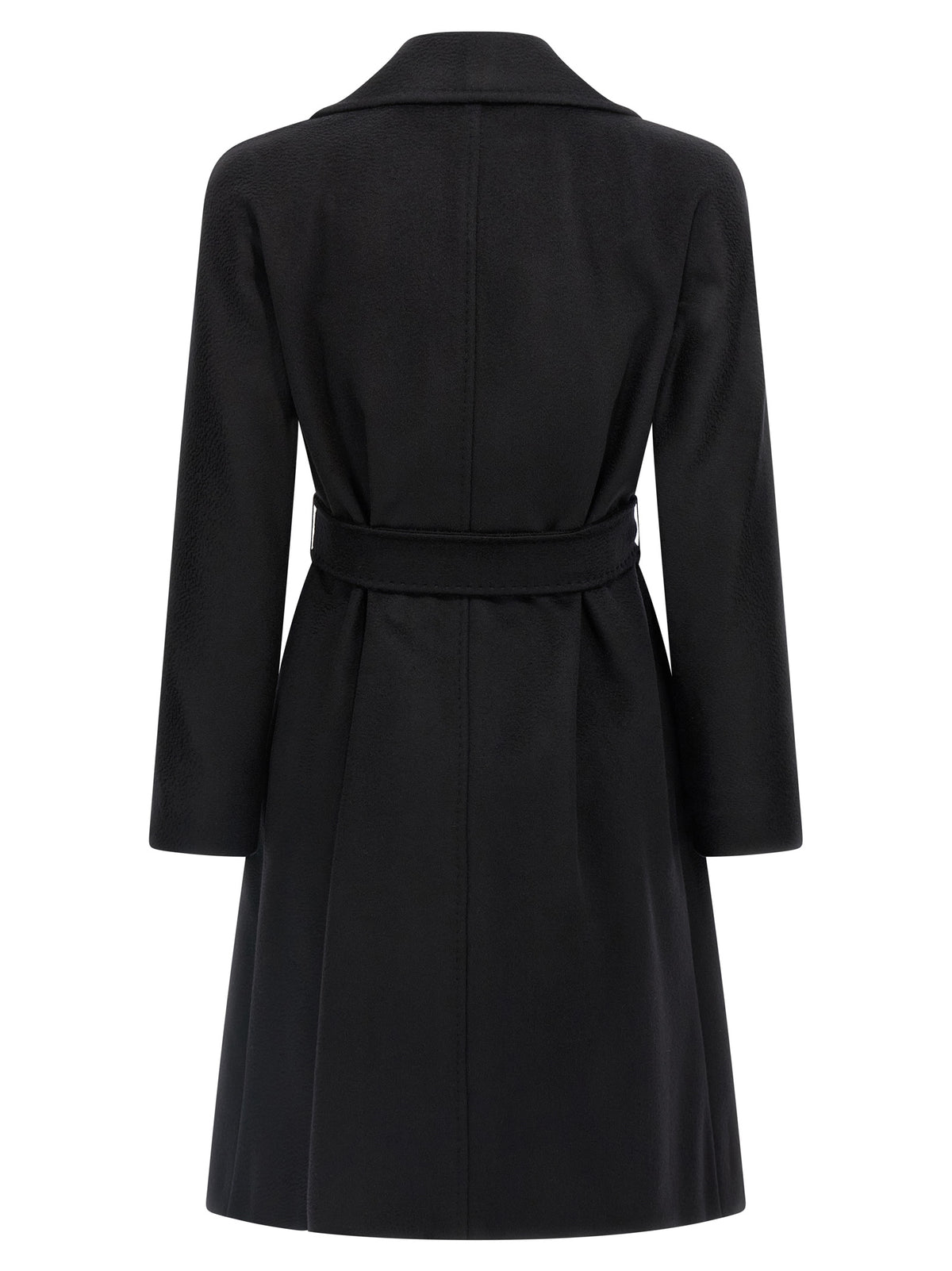 Manteau Max Mara en laine vierge noire