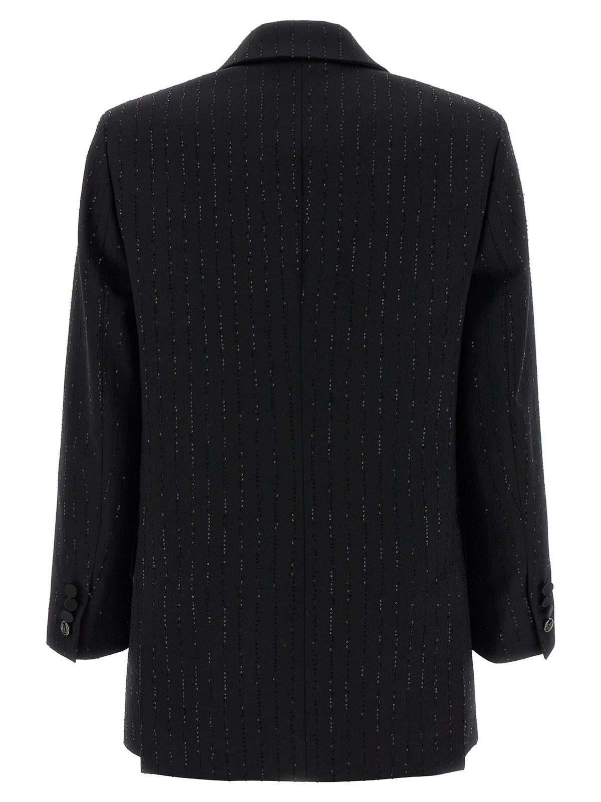 Max Mara Black Virgin Wool Blazer