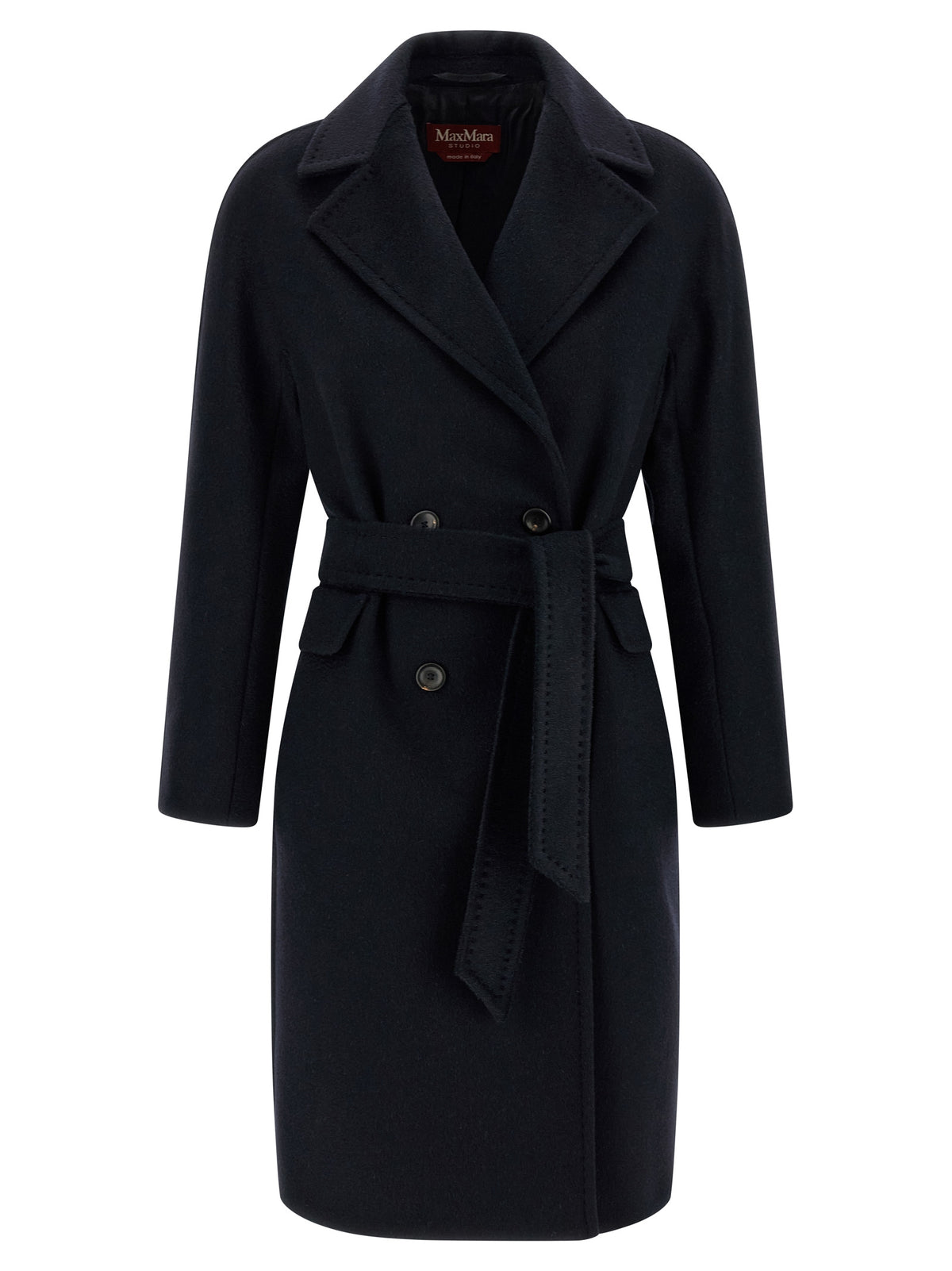 Manteau en cachemire bleu Max Mara