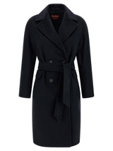 Manteau en cachemire bleu Max Mara