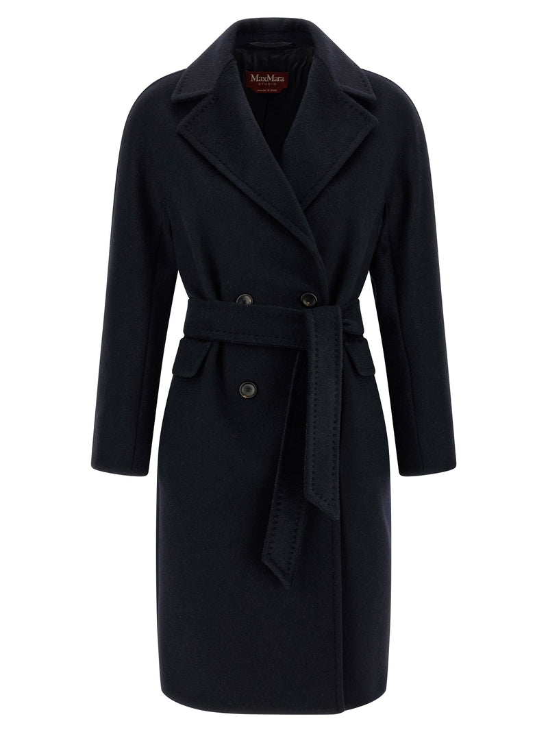 Manteau en cachemire bleu Max Mara