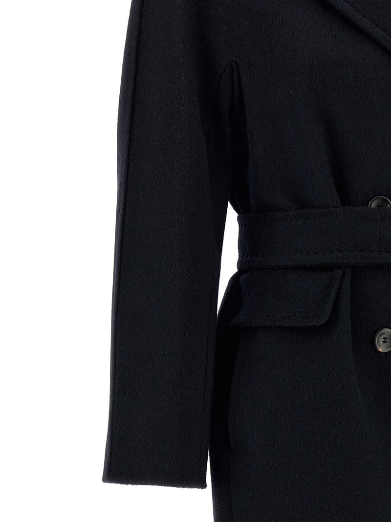 Manteau en cachemire bleu Max Mara