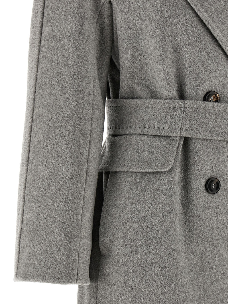 Manteau en cachemire gris Max Mara