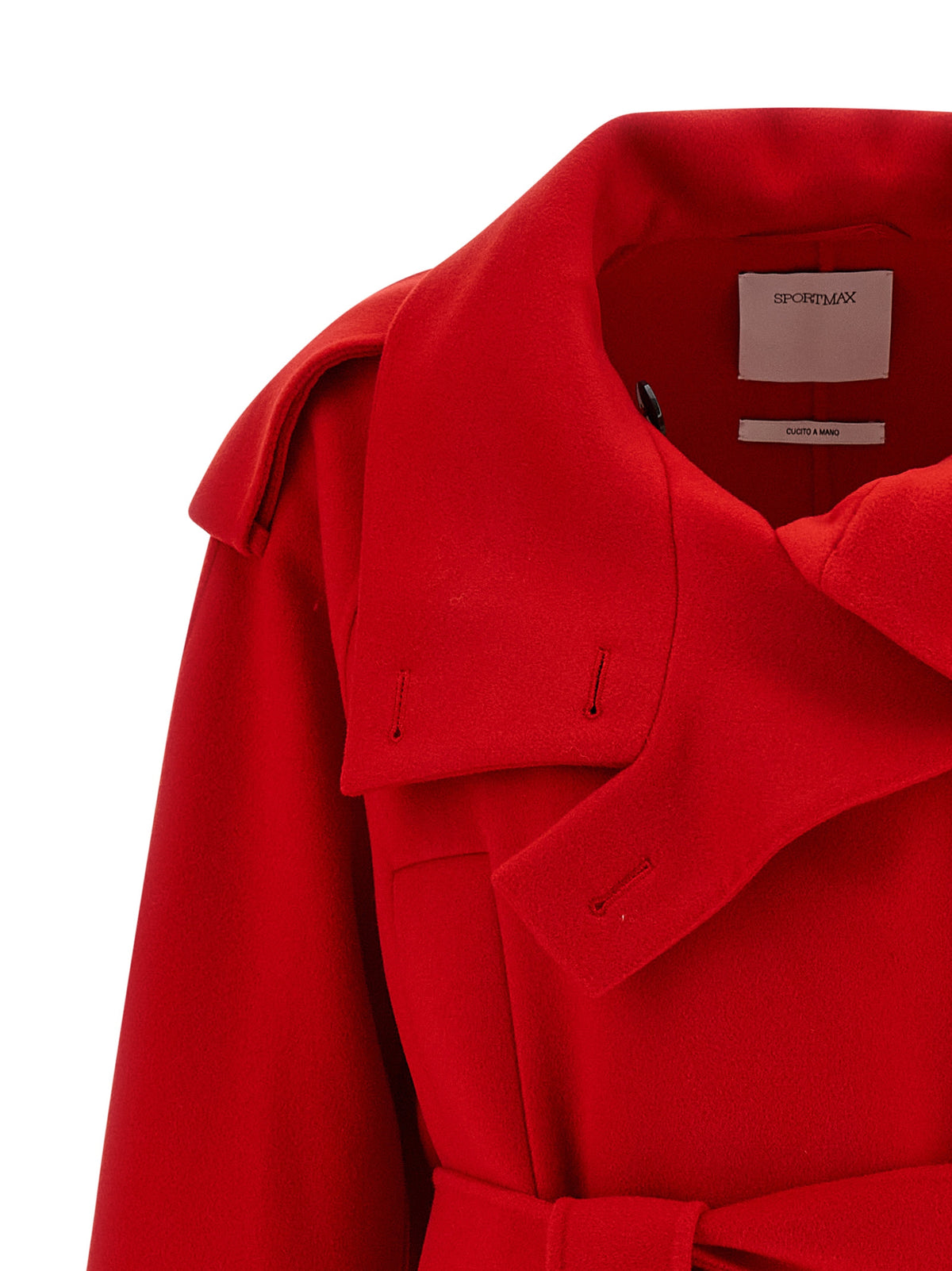 Manteau Sportmax multicolore en laine vierge