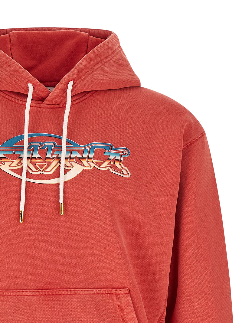 Casablanca Red Cotton Sweatshirt