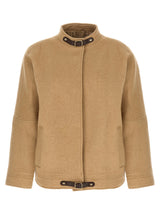 Max Mara Beige Cashmere Bomber