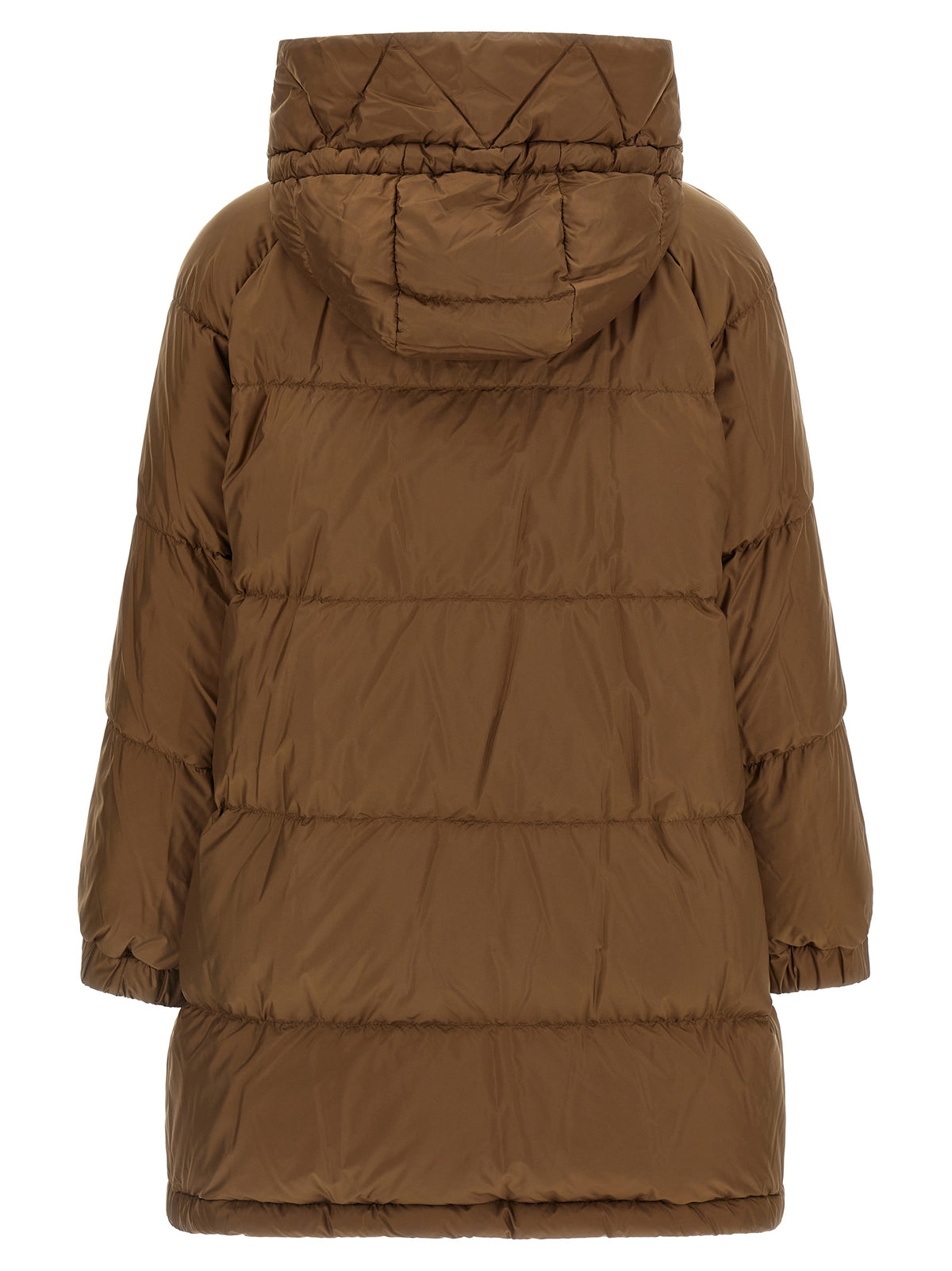 Max Mara Anfora Brown Reversible Midi Parka