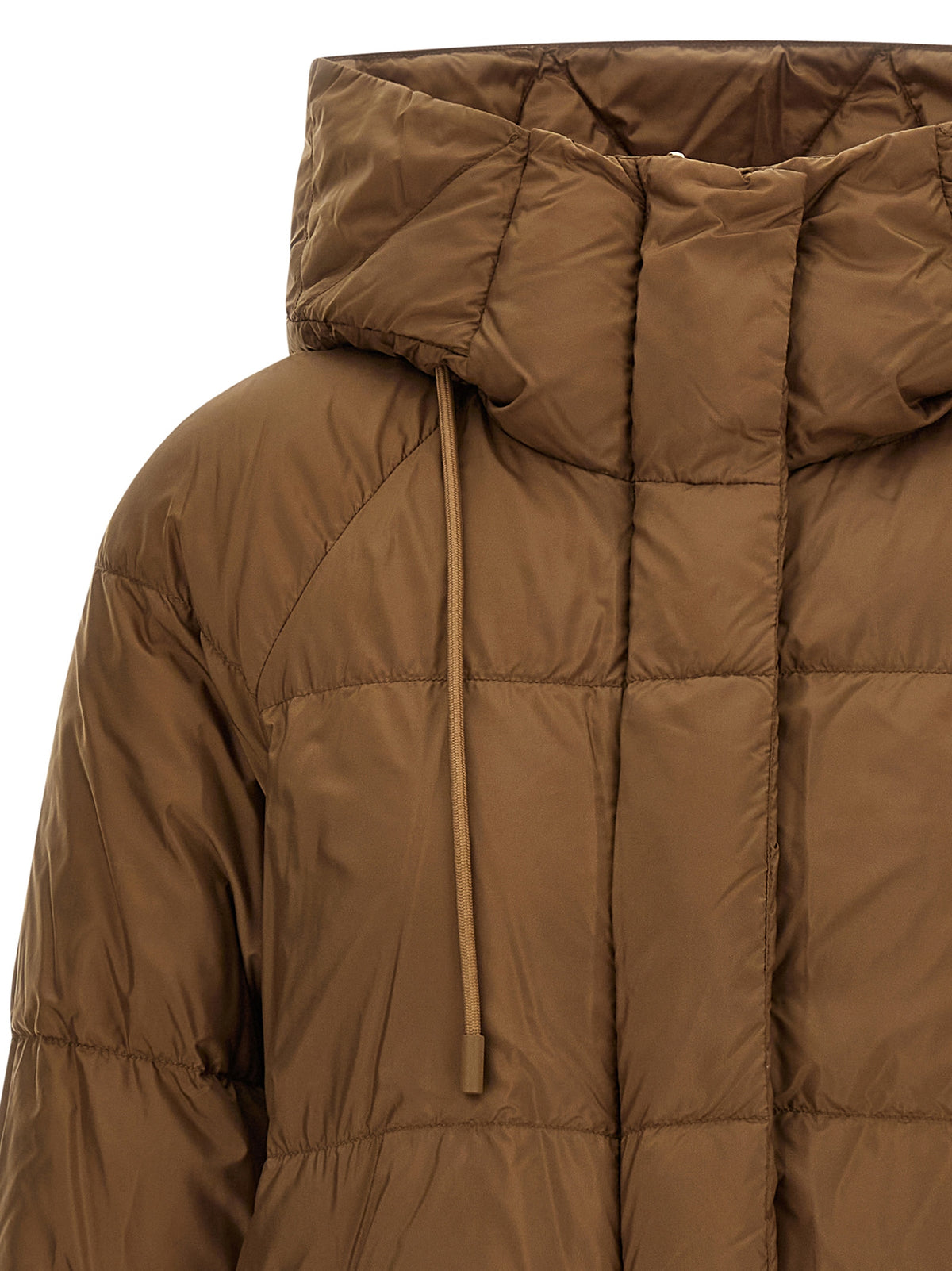 Max Mara Anfora Brown Reversible Midi Parka