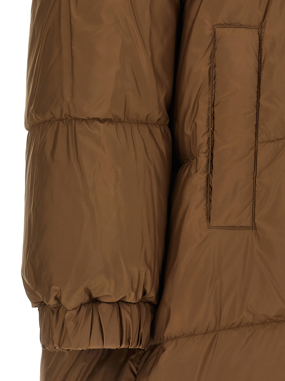 Max Mara Anfora Brown Reversible Midi Parka