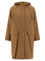 Max Mara Beige Polyamide Parka