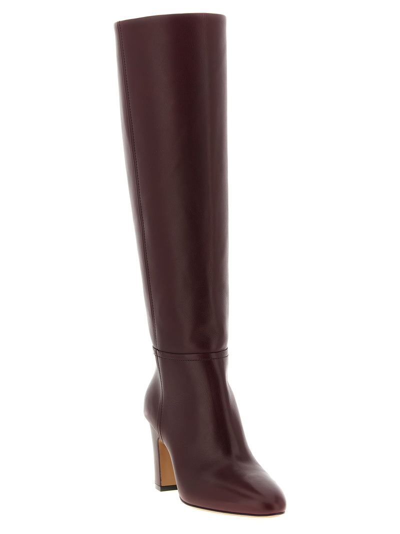 Paris Texas Bordeaux Leather Over The Knee