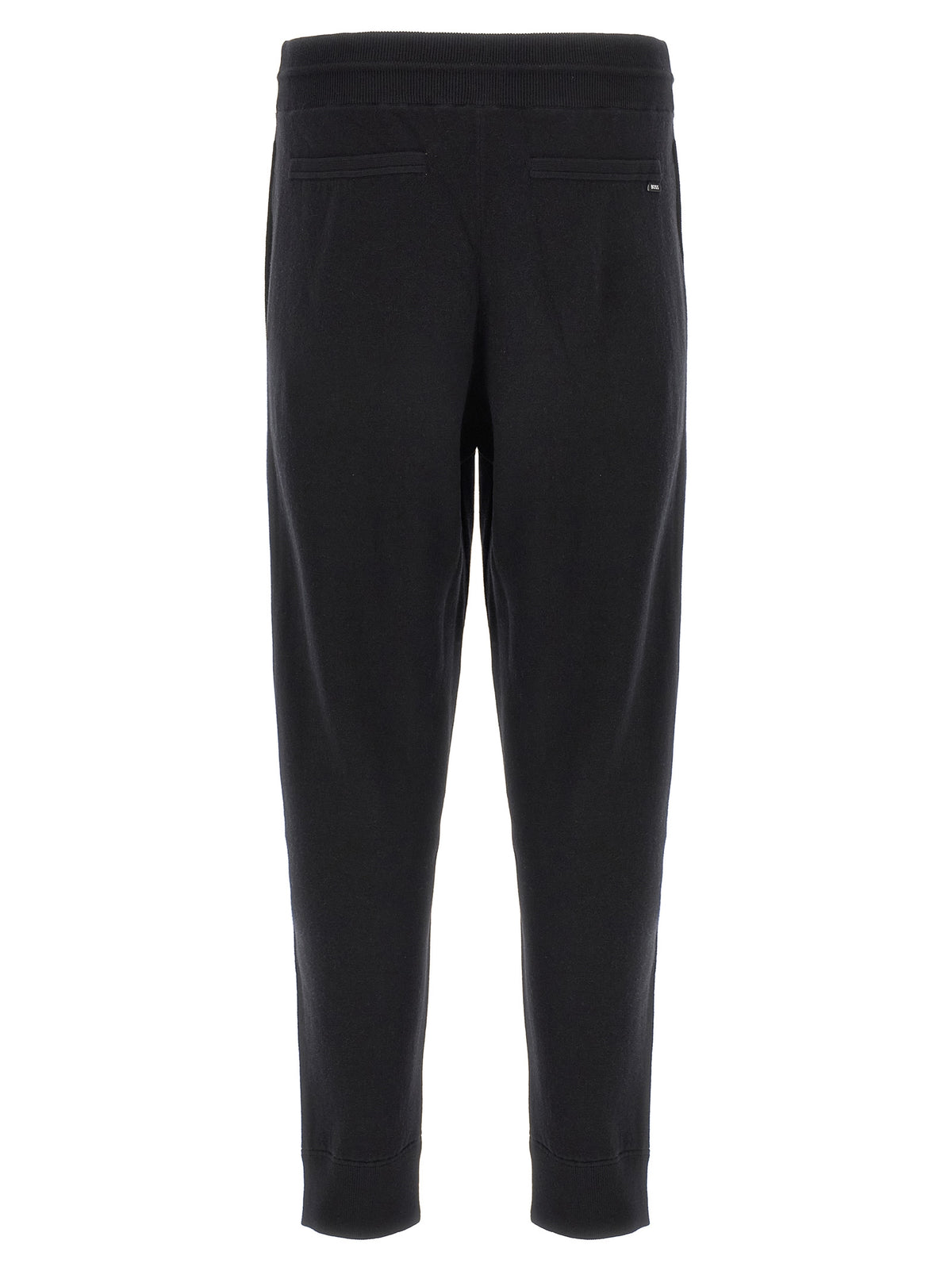 Hugo Boss H-Idrico Black Cotton Joggers for Men