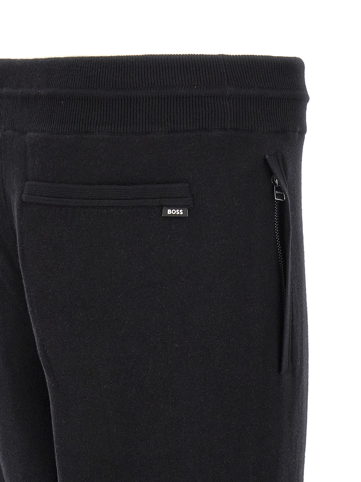 Hugo Boss H-Idrico Black Cotton Joggers for Men