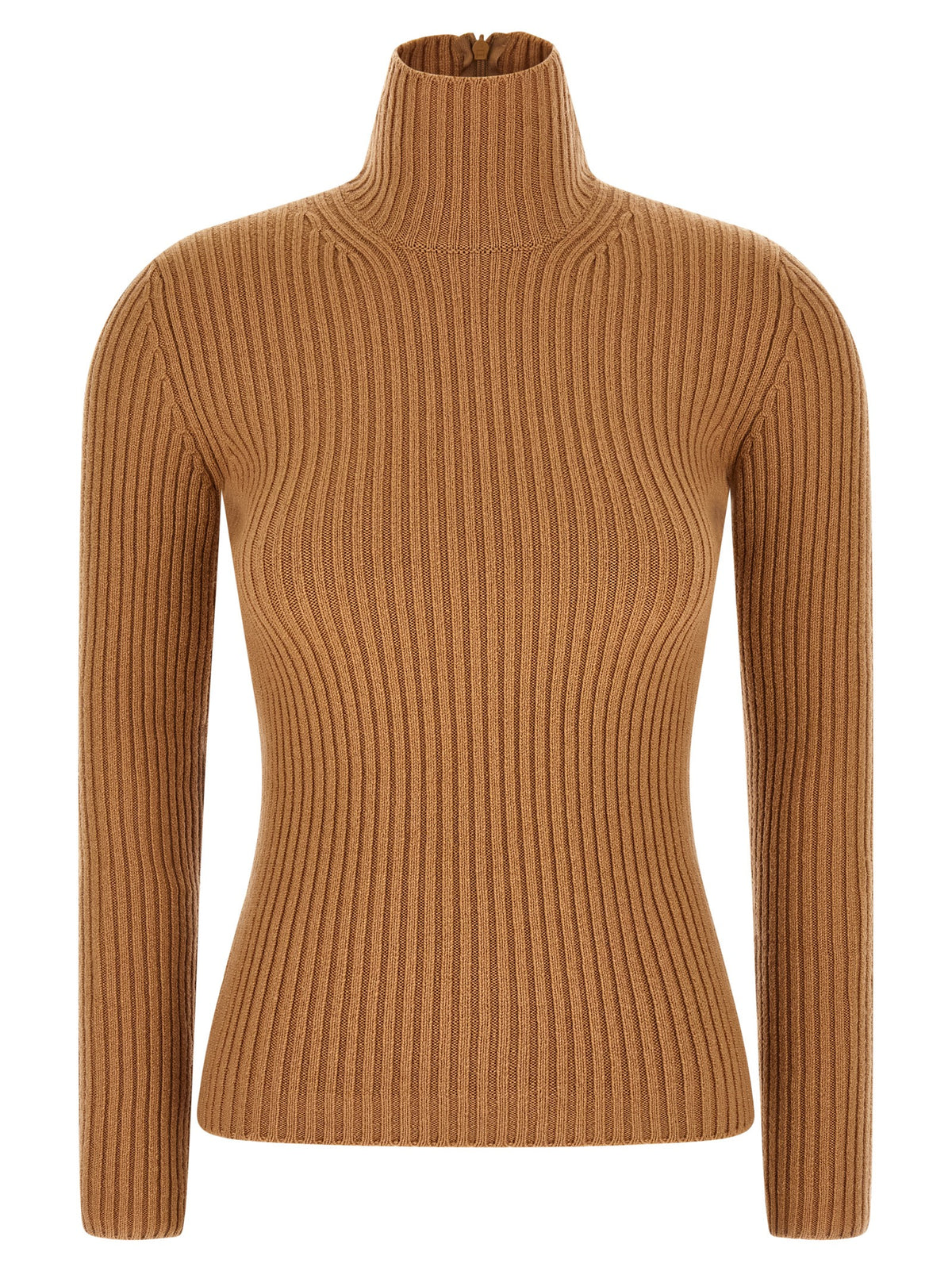 Max Mara Beige Wool Cardigan