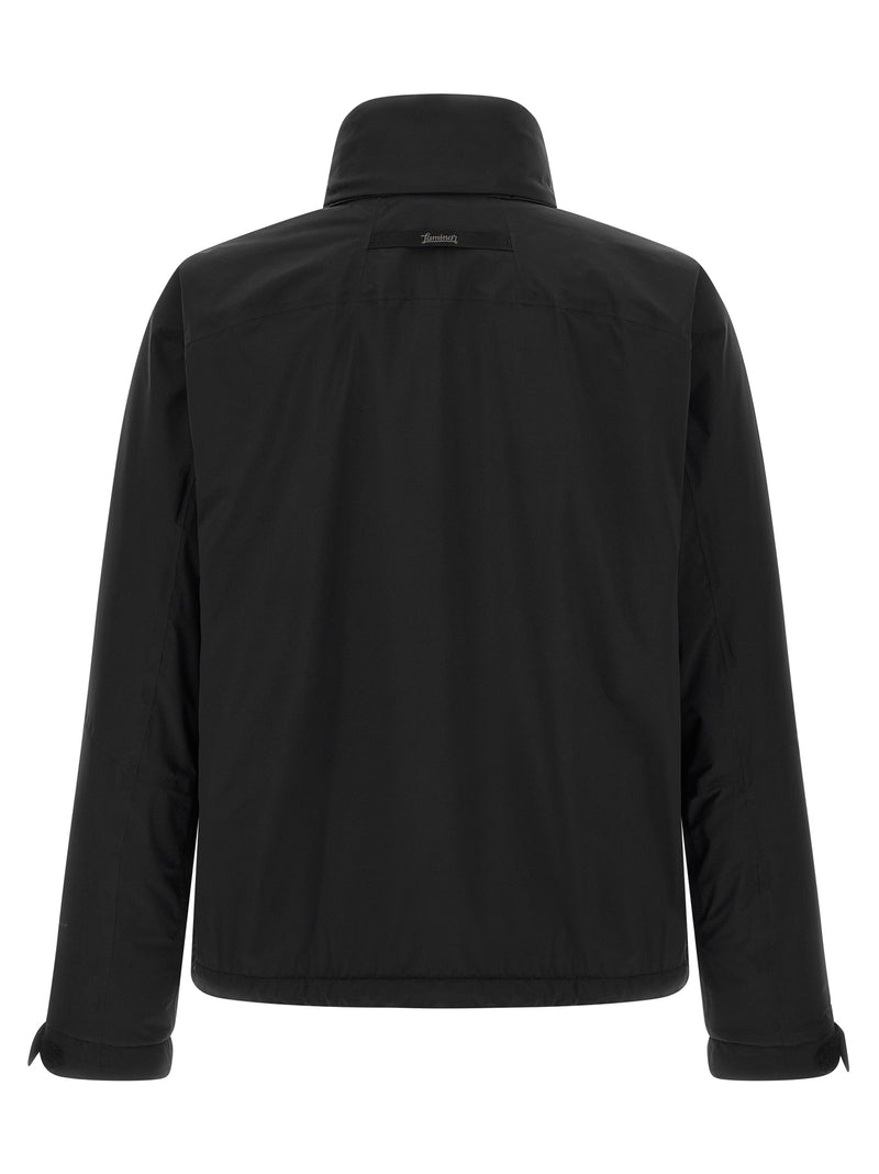 LAMINAR Black Polyamide Shell Jacket