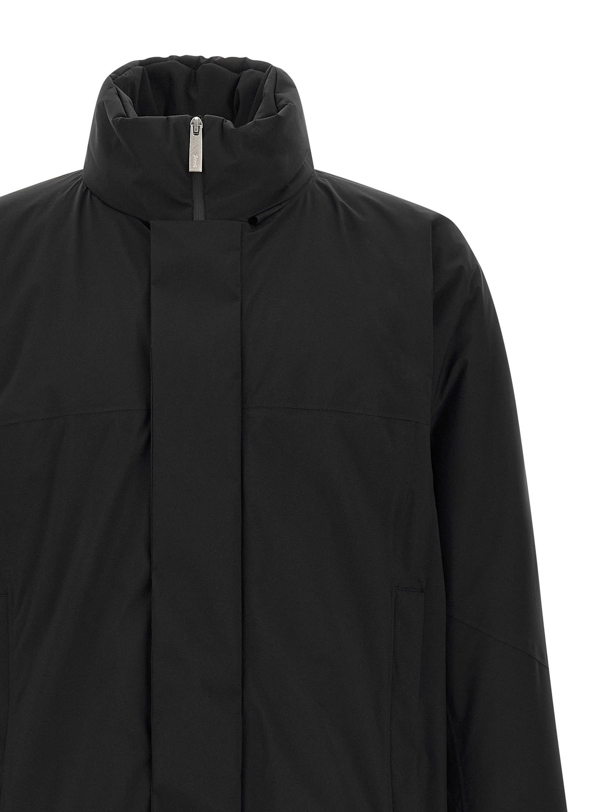 LAMINAR Black Polyamide Shell Jacket