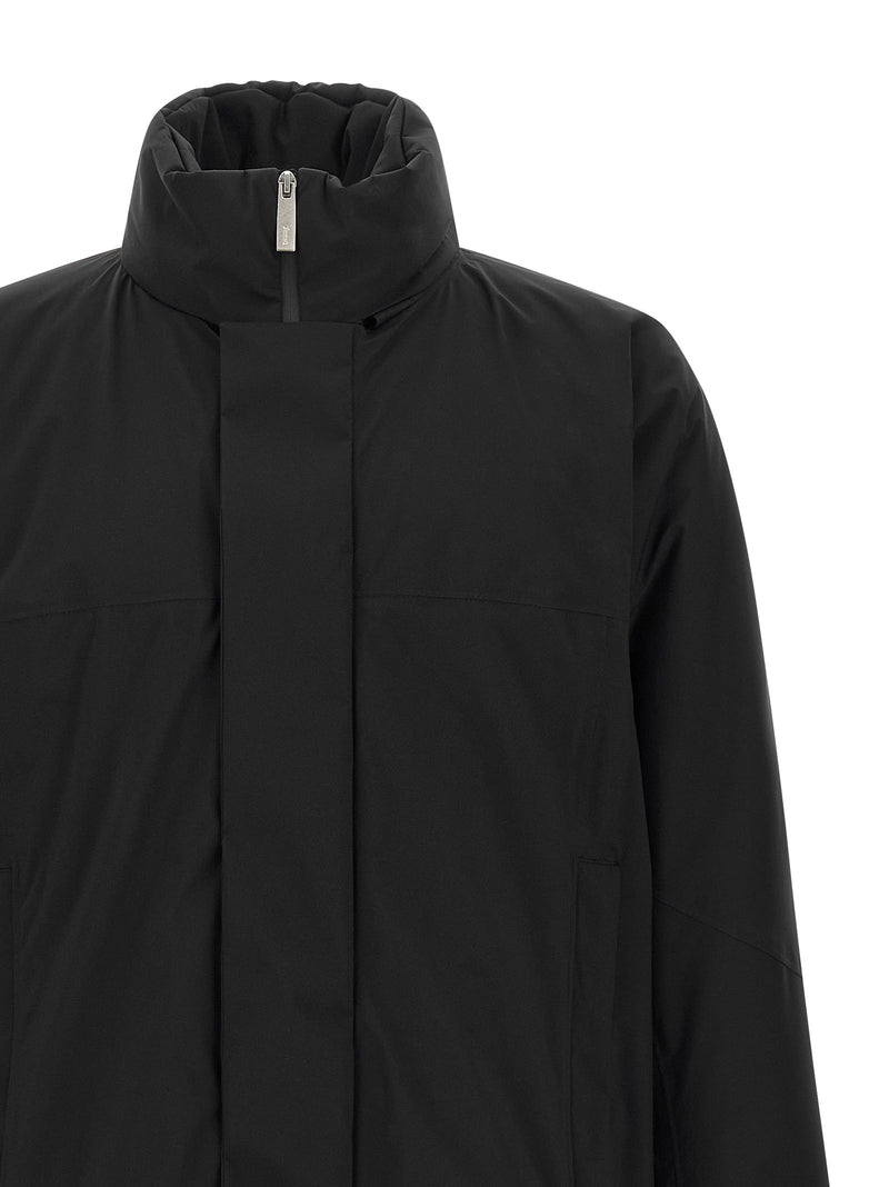 LAMINAR Black Polyamide Shell Jacket