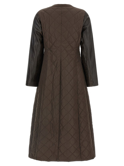 Max Mara Brown Polyamide Coat