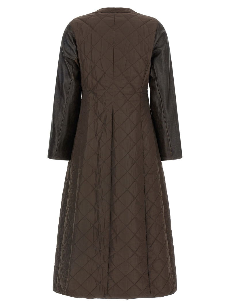 Manteau Max Mara en polyamide marron