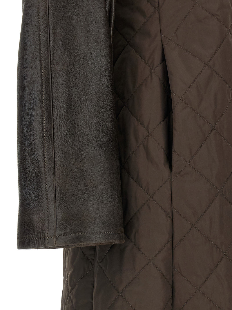 Manteau Max Mara en polyamide marron