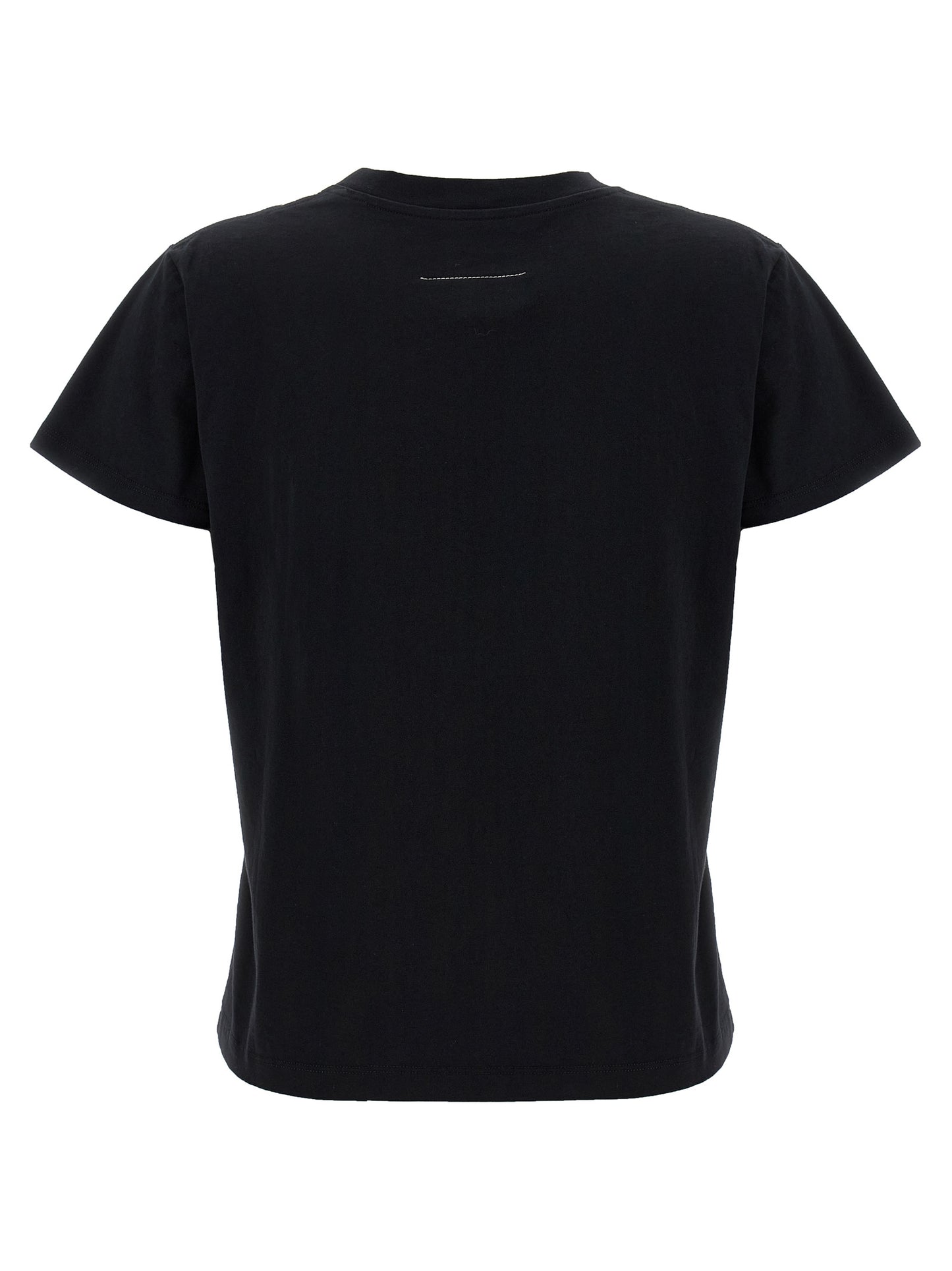 MM6 Maison Margiela Black Cotton T-Shirt