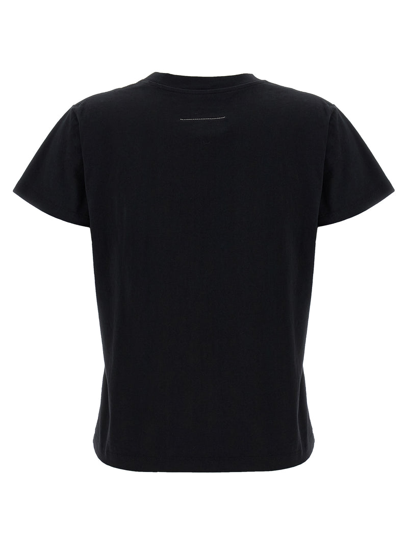 MM6 Maison Margiela Black Cotton T-Shirt