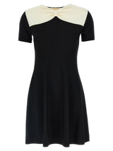 Valentino Garavani Black Viscose Short Dress