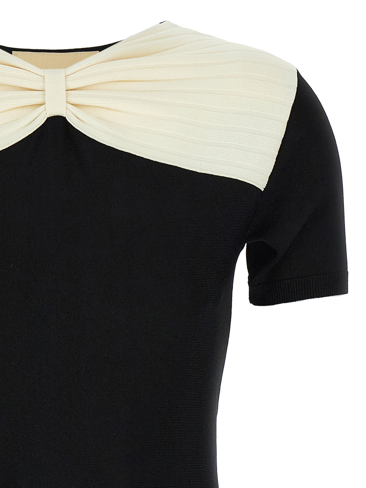 Valentino Garavani Black Viscose Short Dress