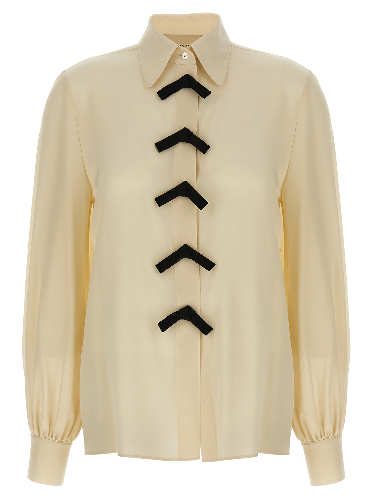 Valentino Garavani Beige Silk Blouse - Timeless Elegance