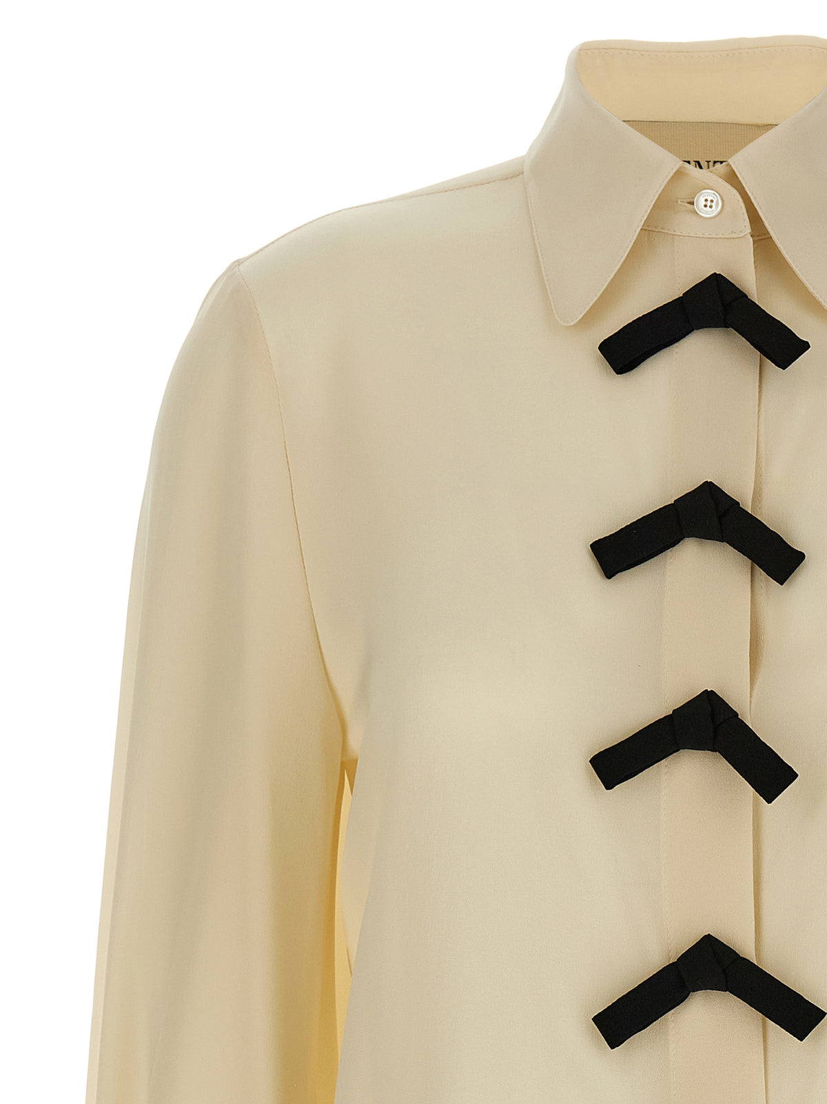 Valentino Garavani Beige Silk Blouse - Timeless Elegance
